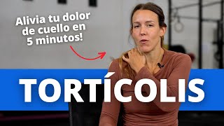 Técnica para aliviar tu dolor de cuello en 5 minutos  Para Tortícolis y dolor de cuello [upl. by Hannis]