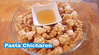 How to make CHICHARON from Pasta  PASTA gawing CHICHARON pwede pala yun Pangpulutan [upl. by Salokcin283]