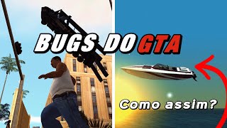 OS BUGS MAIS BIZARROS DO GTA SAN ANDREAS [upl. by Seugirdor217]