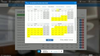 Calendario Laboral Configuración [upl. by Connel920]