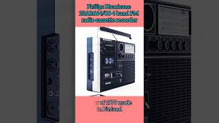 Hurricane model PhilipsAR664 FM radio cassette recorder 4 band receiver Finlandyoutubeold radio [upl. by Dor371]