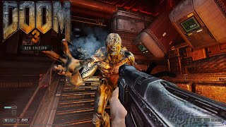 Doom 3 BFG Hi def Immersive HD  Mars City Underground  4K60 [upl. by Aelem]