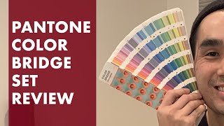 Pantone Color Bridge Set Coated amp Uncoated Unboxing Review [upl. by Eineg]