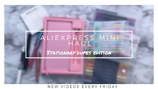 AliExpress Mini Haul  Stationary Dupes  July 2019  AdultingwithNovia [upl. by Eugaet684]