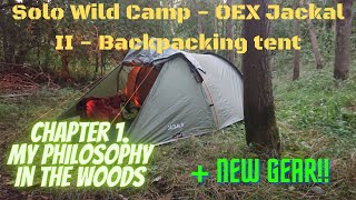 Wild Camping  OEX Jackal II Tent review  Best Budget 2 person Tent  Backpacking  4 season tent [upl. by Gile]