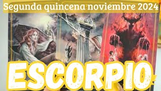 Escorpio ♏️ Agárrate Este Cambio Arrasa con TODO Horóscopo Tarot Hoy Noviembre 2024 Amor [upl. by Ytnom]