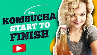 HOW TO MAKE FLAVOR and CARBONATE KOMBUCHA for BEGINNERS [upl. by Aivart]