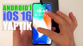 Android Telefonunuzu İOS 16 Ya Çevirin [upl. by Jarietta]