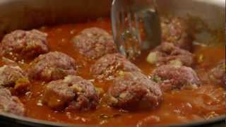 How to Make Italian Spaghetti Sauce with Meatballs  Spaghetti Recipe  Allrecipescom [upl. by Madelle]