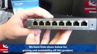 TPLINK SG108e 8Port Gigabit Switch Unboxing amp Overview [upl. by Nirrok]