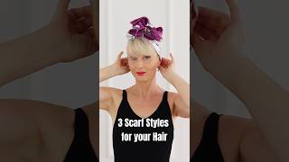 3 Scarf Hacks für deine Haare scarftutorial scarf [upl. by Phil]