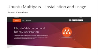 Ubuntu Multipass  A Clear Explanation Installation and Usage [upl. by Ahkeber]