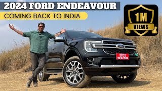 2024 Ford Endeavour  Everest is coming to India Driving it in Nepal Detailed walkaround video [upl. by Einnep533]