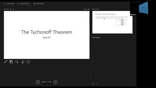 Tychonoff Theorem [upl. by Alih]