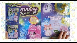 Glimmies Sticker collection figurine ed album ufficiale delle glimmies video per bambini [upl. by Elton]