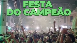 Como foi a festa da torcida do Palmeiras para comemorar o título de CAMPEÃO BRASILEIRO [upl. by Berkshire]