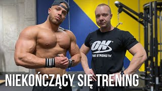 NIEKOŃCZĄCY SIĘ TRENING KLATY  SZYMON MOSZNY I KACPER BĄKIEWICZ [upl. by Heyde]