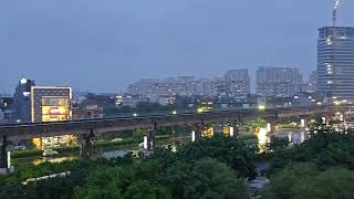 Golf course road Gurugram  Magnolias apartment  Gurgaon in Rain gurgaon gurugram [upl. by Fira]