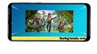 How to Install Fortnite Mobile in Samsung Galaxy A23 5G 2023  Snapdragon 695 Gaming Test [upl. by Akerehs]