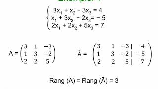 Teorema Kronecker Capelli  Algebra cls a 11a [upl. by Annohsal719]