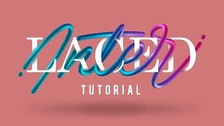 Interlaced Lettering Tutorial  Adobe Photoshop amp Illustrator [upl. by Baese918]