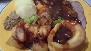 How to Cook Roast Beef Roast potatoes with Roast Beef gravy [upl. by Hackett]