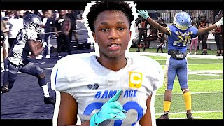 12YearOld FOOTBALL Star  Kelton Strickland  NFL Alvin Kamara VIBES 🔥  LA Rampage  Snoop YFL [upl. by Pengelly]