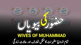 11 Wives Of Prophet Muhammad SAW  رسول اللہﷺ کی بیویاں  Marriages Of Muhammad SAW INFO at ADIL [upl. by Aranahs]