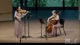 Sonata for Violin and Cello M 73  Maurice Ravel  Mostly Modern Festival [upl. by Nivled387]