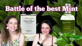 🌱🍃 Mint fragrances Heeleys Menthe Fraiche or Menta y Menta by Miller et Bertaux 1st Impressions [upl. by Kathe]