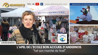 L’APEL de l’Ecole Bon Accueil D’Andernos “fait son marché de Noël” [upl. by Onez579]