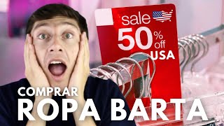 COMPRAR ROPA ECONOMICA DE MARCA EN USA  VISA de estudianteinternacional [upl. by Ladnek]