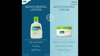 Cetaphil  Moisturising Lotion amp Moisturising Cream [upl. by Llahsram]