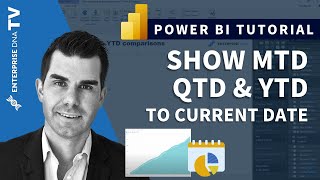 Show MTD QTD amp YTD Calculations To Current Date in Power BI wDAX [upl. by Brawner]