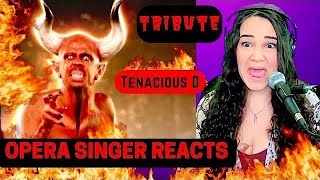 Tenacious D  Tribute  Opera Singer REACTION [upl. by Malachi]