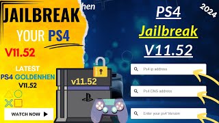 PS4 jailbreak v1152 latest Goldenhen for all models [upl. by Nurav374]