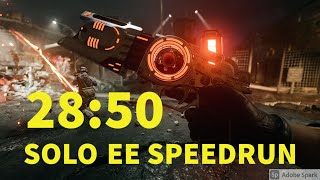 2850 Solo Mauer Der Toten Easter Egg Speedrun Cold War Zombies [upl. by Silloh485]