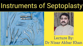 Instruments of septoplasty  septoplasty [upl. by Cele]