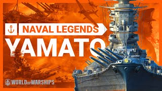 ⚓ Naval Legends Marathon Yamato The largest battleship ever built  🔊 Now in 6 languages [upl. by Atilahs]