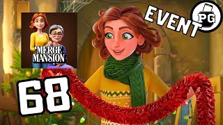 2nd Part Of Christmas Event 🏡 Merge Mansion  Gameplay Walkthrough Part 68 [upl. by Audrye]