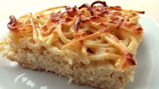 Nudelauflauf Rezept  Mit Käse überbackene Pasta [upl. by Mairhpe]