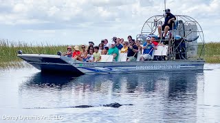 Thrilling Airboat Ride at Sawgrass Recreation Park in Weston Florida [upl. by Doyle]