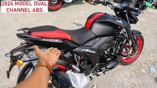 Ye Dekho Aa Gayi 2024 New Model TVS Apache RTR 160 4V Dual Channel ABS Review💥Changes✅ On Road Price [upl. by Enelcaj]