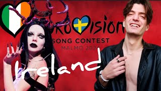 Live Reaction to Bambie Thug and quotDoomsday Bluequot  Ireland Eurovision 2024 [upl. by Sedaiuqlem255]