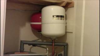 Noisy Replacement Expansion Vessel  After Plumbers 5th Visit [upl. by Christine164]