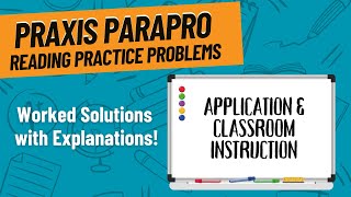 Reading Classroom Instruction Practice Questions for Praxis ParaPro Assessment 1755 [upl. by Nogas796]