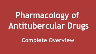 Pharmacology of Antitubercular Drugs Complete Overview ENGLISH  Dr Shikha Parmar [upl. by Nalor]