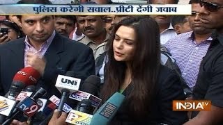 Preity Zinta returns from US to record her statement [upl. by Sac]