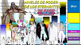 NIVELES DE PODER DE LOS STERNRITTER BLEACH TYBW EXPLICACIÓN [upl. by Warford134]