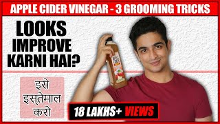 Top 3 Apple Cider Vinegar Benefits  Remove Pimples Acne amp Dandruff  Ranveer Allahbadia [upl. by Schaffer452]